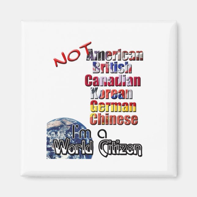 Íman Cidadão do Mundo (Frente)