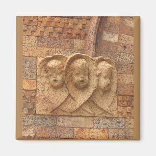 Íman Cidadãos de pedra três crianças do granito