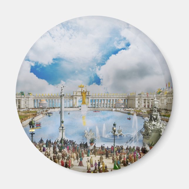 Íman Cidade - Chicago, IL - O tribunal de honra de 1893 (Frente)