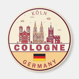 Íman Cidade da Alemanha, Colônia - Skyline Emblem
