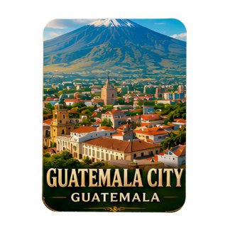 Íman Cidade da Guatemala Vulcão Patrimônio Maia Viagem