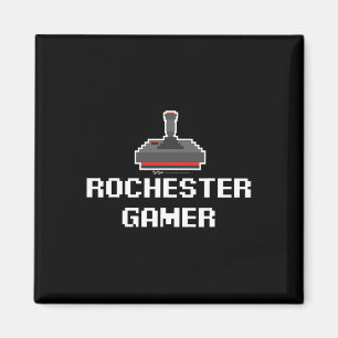 Íman Cidade de 8 bits do jogador de Rochester