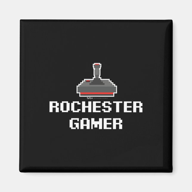 Íman Cidade de 8 bits do jogador de Rochester (Frente)