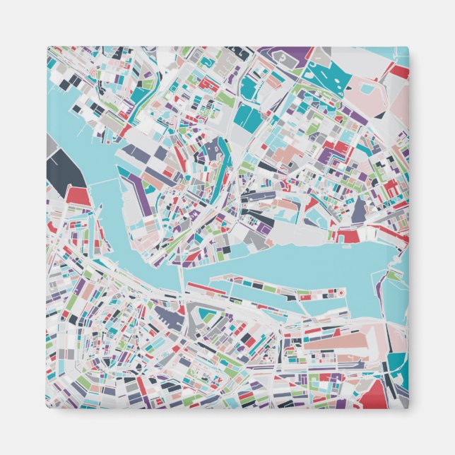 Íman Cidade de Amesterdã (Frente)