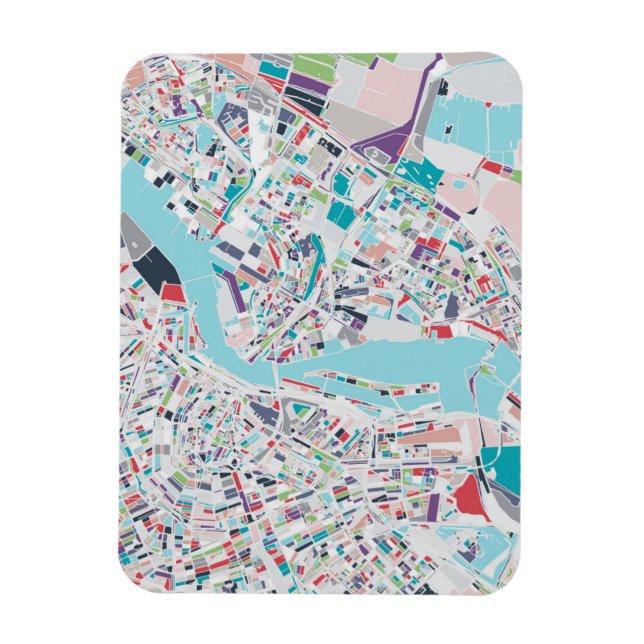 Íman Cidade de Amesterdã (Vertical)