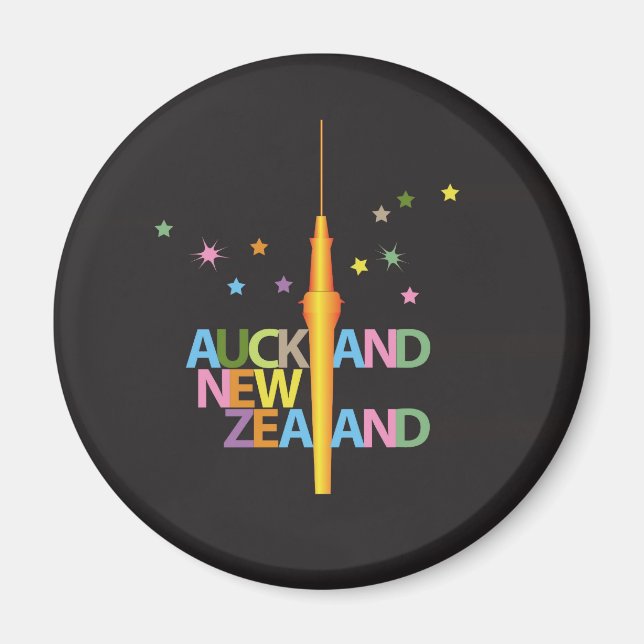 Íman Cidade de Auckland Nova Zelândia (Frente)