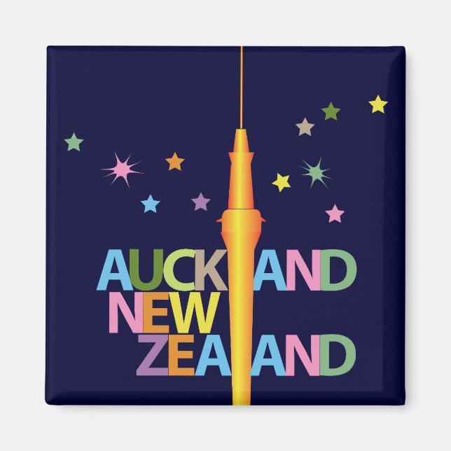 Íman Cidade de Auckland Nova Zelândia (Frente)