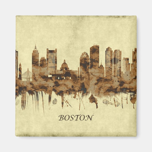 Íman Cidade de Boston Massachusetts (Frente)