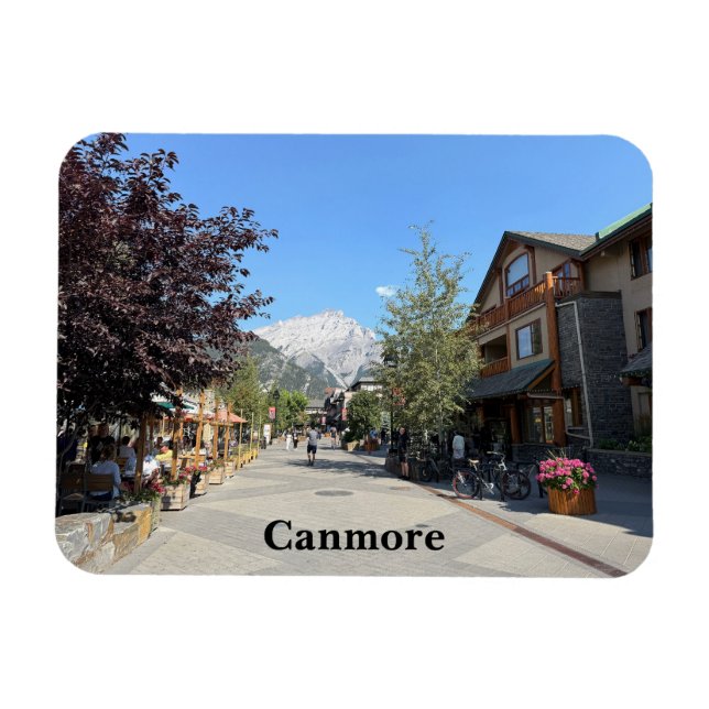 Íman Cidade de Canmore em Alberta Canadá (Horizontal)