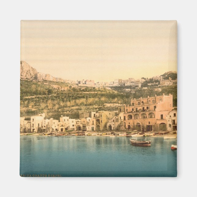 Íman Cidade de Capri, Ilha de Capri, Campânia, Itália (Frente)