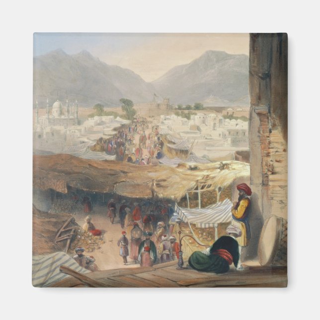 Íman Cidade de Kandahar, seu diretor Bazaar e Citadel (Frente)