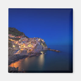 Íman Cidade de Manarola no Cinque Terre à noite