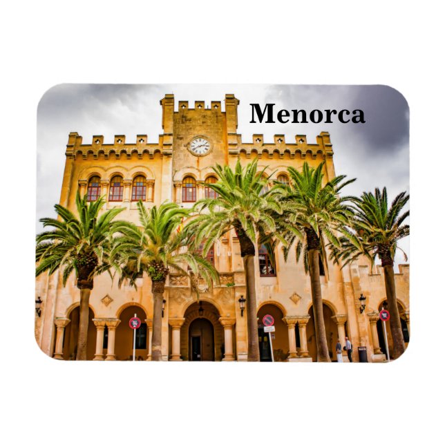 Íman Cidade de Menorca, Ciutadella Viagem Souvenir (Horizontal)