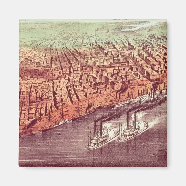 Íman Cidade de Nova Orleans (Frente)