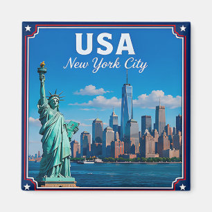 Íman 🗽 Cidade de Nova York EUA Memória da Visita ao Ho