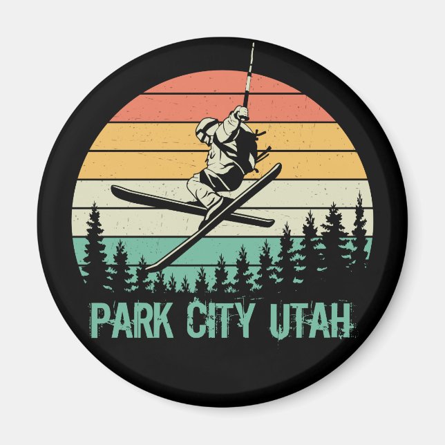 Íman Cidade de Park, Utah, vintage (Frente)