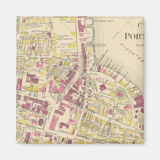 Íman Cidade de Portsmouth 3 (Frente)