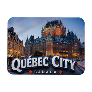 Íman Cidade de Quebec Canadá Centro Histórico Viagem 🏰