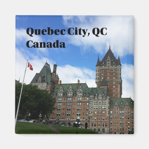 Íman Cidade de Quebec - ímã do turista de Frontenac d