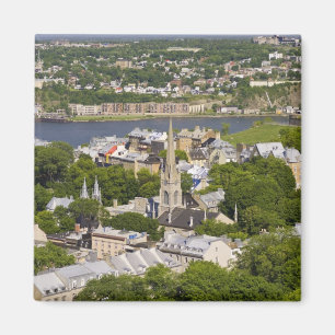 Íman Cidade de Quebec, Quebec, Canadá. Olhando para bai