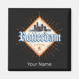 Íman Cidade de Roterdão, Países Baixos Skyline - Holand