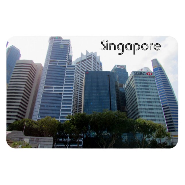 Íman cidade de singapura (Horizontal)
