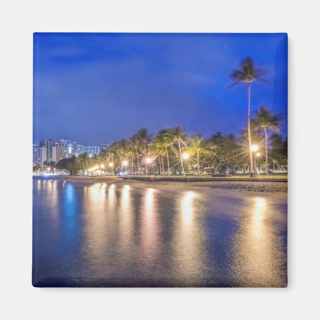 Íman Cidade de Waikiki em Dawn (Frente)