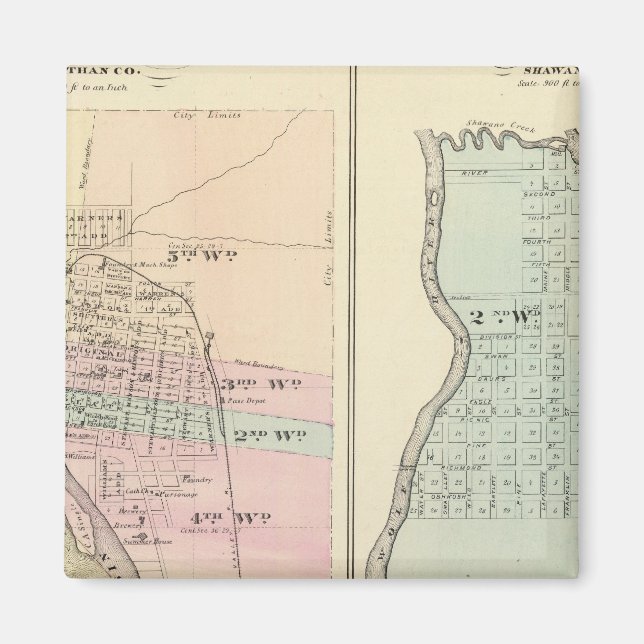 Íman Cidade de Wausau, Vila de Shawano (Frente)