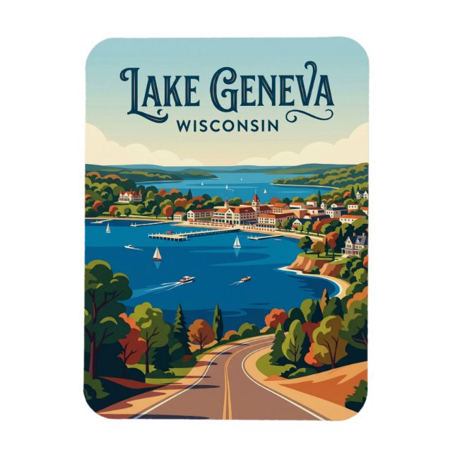 Íman Cidade de Wisconsin EUA (Vertical)