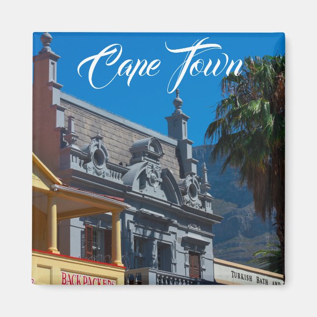 Íman Cidade do Cabo Cidade de Long Street África do Sul (Frente)