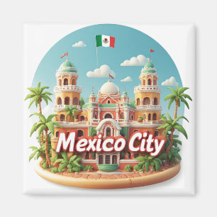 Íman Cidade do México Presente de Viagem para Explorado