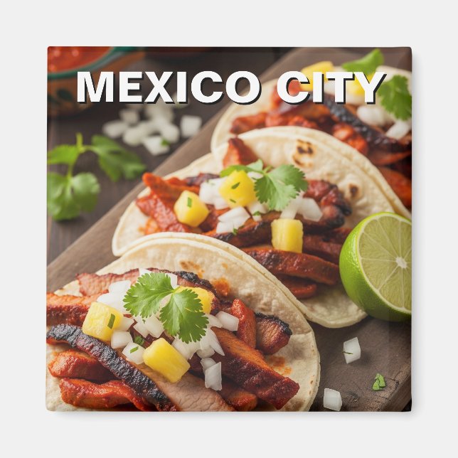 Íman Cidade do México Tacos al pastor (Frente)
