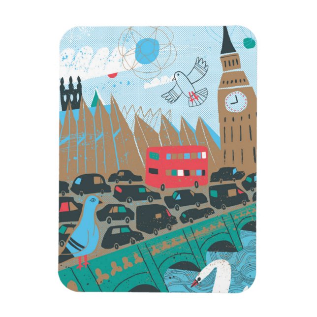 Íman Cidade do Reino Unido (Vertical)