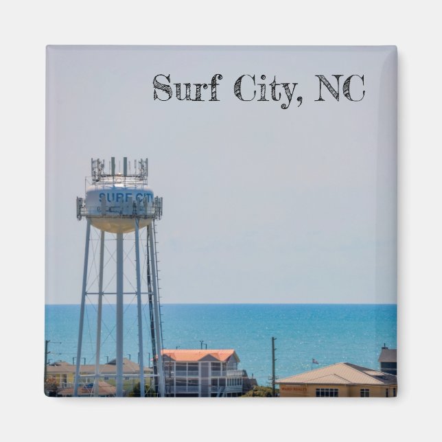 Íman Cidade do surf, NC (Frente)