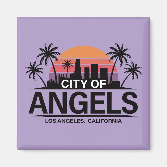 Íman Cidade dos Anjos, Los Angeles, Califórnia (Frente)
