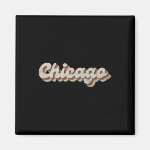 Íman Cidade dos EUA dos anos 70 e 80 - Chicago Vintage