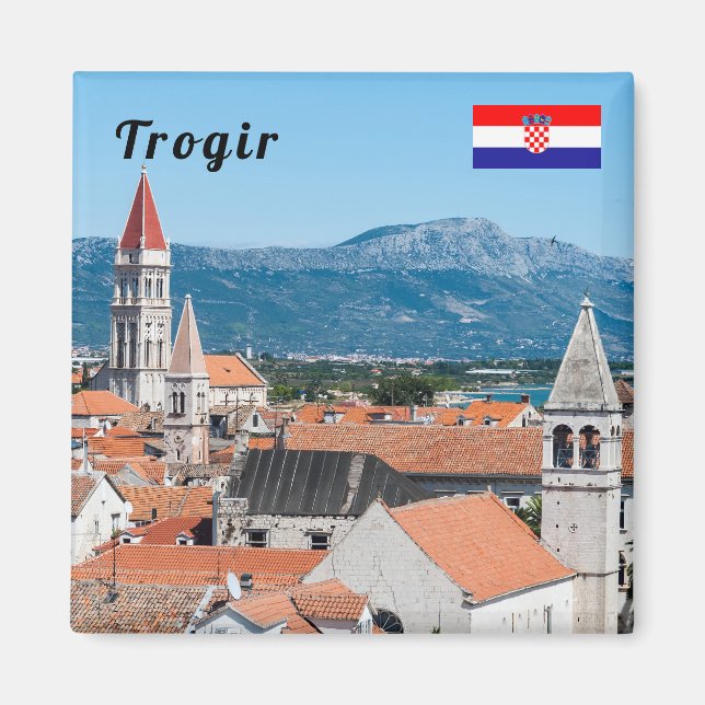 Íman Cidade histórica de Trogir - Dalmácia, Croácia (Frente)