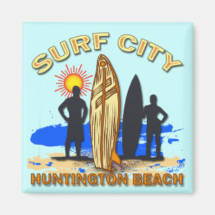 ÍMAN CIDADE HUNTINGTON BEACH DO SURF
