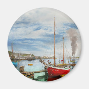 Íman Cidade - Mackinac Island MI - Cara náutico 1906
