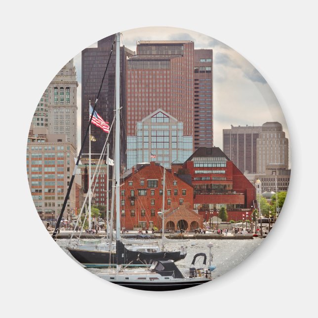 Íman Cidade - Mães de Boston - Linha do horizonte (Frente)