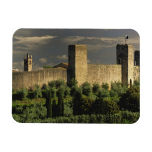 Íman Cidade murada de Monteriggioni, na província de