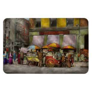 Íman Cidade - NY- Carrinhos de lanche na Broadway NY -