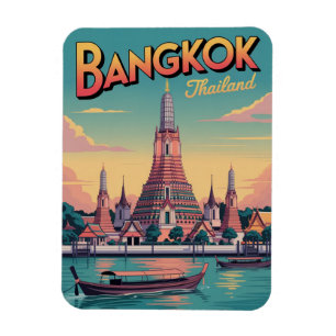 Íman Cidade retro Bangkok Wat Aru Tailândia presentes d