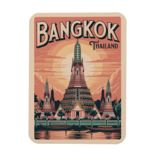 Íman Cidade retro de Banguecoque Wat Aru presentes de v