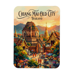 Íman Cidade Velha de Chiang Mai Tailândia