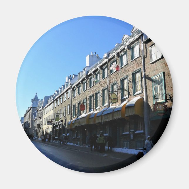 Íman Cidade Velha do Quebec, Quebec, Canadá (Frente)