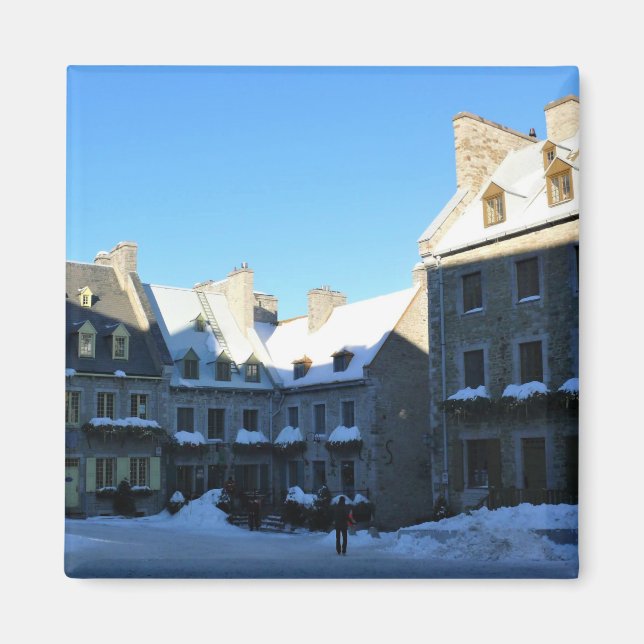 Íman Cidade Velha do Quebec, Quebec, Canadá (Frente)