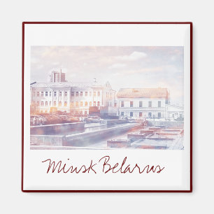 Íman Cidade View Cityscape Minsk Belarus Magnet