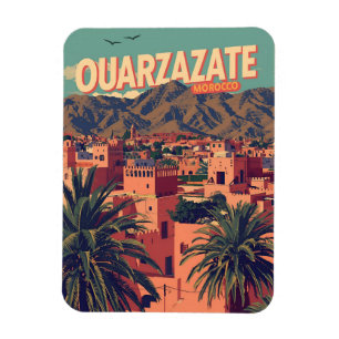 Íman Cidade vintage de Ouarzazate kasbah deserto do Saa