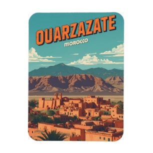 Íman Cidade vintage de Ouarzazate kasbah deserto do Saa